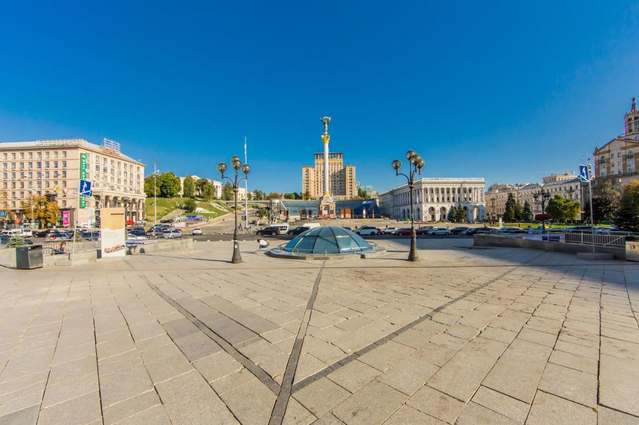 Однокімнатні Апартаменти На Майдані, Дистанційне Заселення 24Х7 Kiev Eksteriør billede