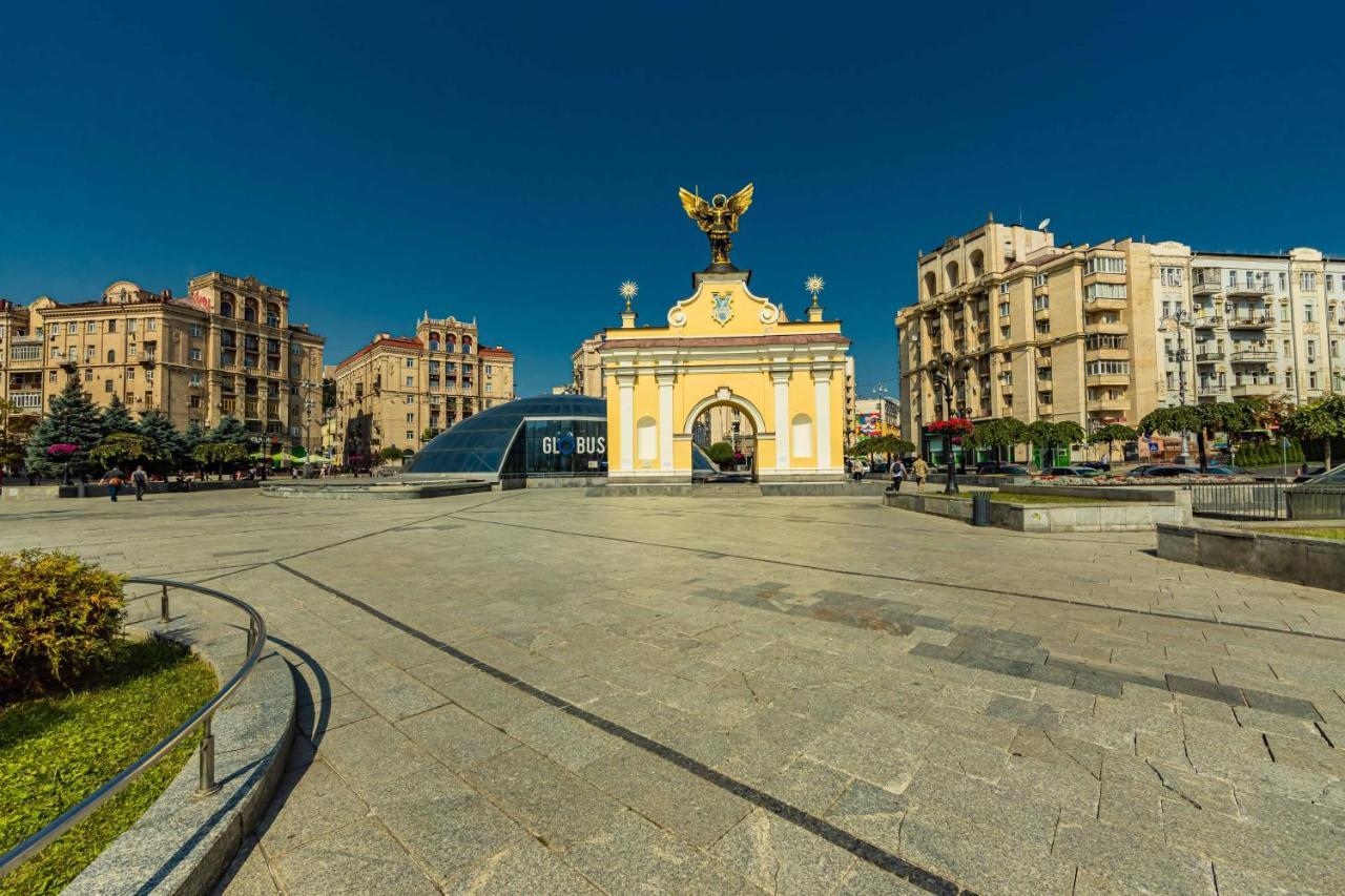 Однокімнатні Апартаменти На Майдані, Дистанційне Заселення 24Х7 Kiev Eksteriør billede
