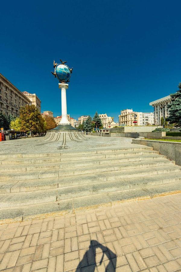 Однокімнатні Апартаменти На Майдані, Дистанційне Заселення 24Х7 Kiev Eksteriør billede